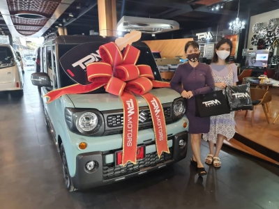 Suzuki Spacia Gear สีฟ้า 2020